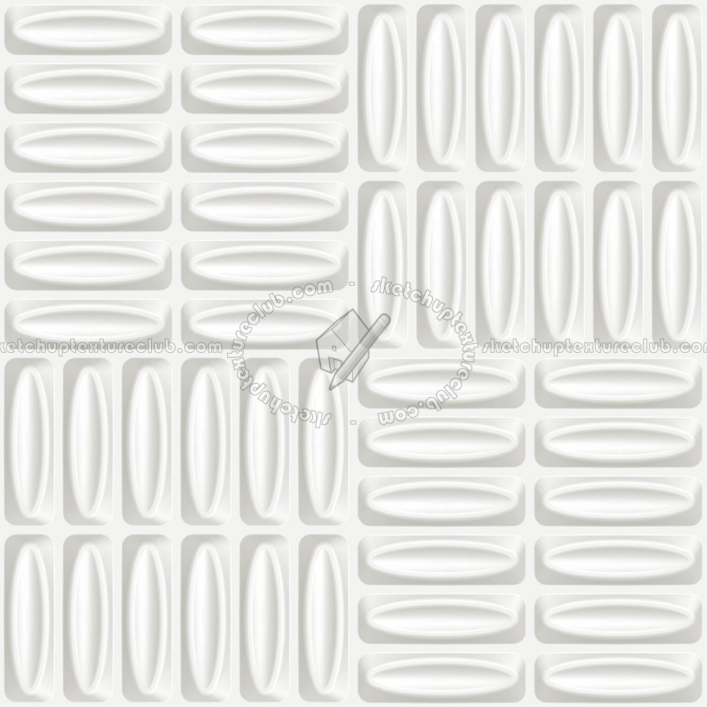 Textures - ARCHITECTURE - DECORATIVE PANELS - 3D Wall panels - White panels - White interior 3D wall panel texture seamless 02952 (seamless)