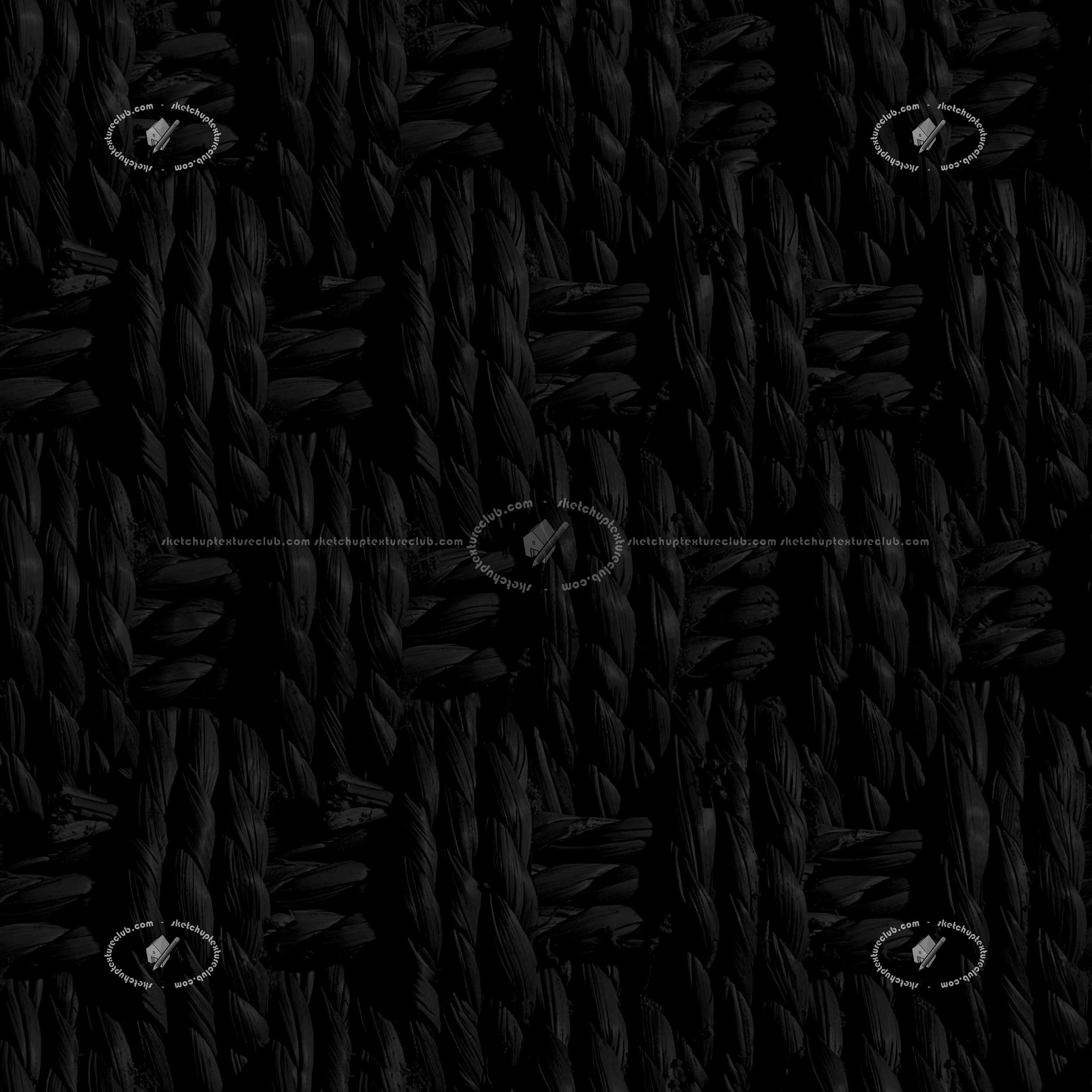 Textures   -   MATERIALS   -   CARPETING   -   Natural fibers  - Basket weave sisal carpet texture seamless 20845 - Specular