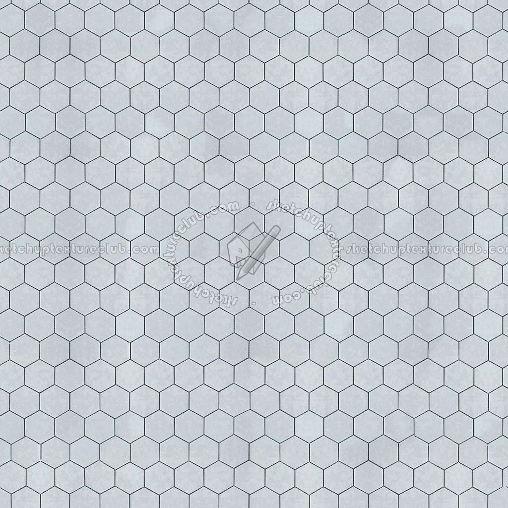 Textures - ARCHITECTURE - PAVING OUTDOOR - Hexagonal - Concrete paving outdoor hexagonal texture seamless 06007 (seamless)