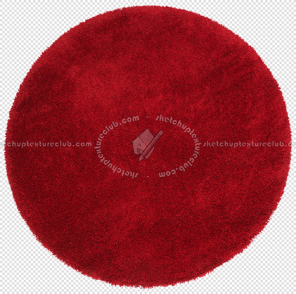 Textures   -   MATERIALS   -   RUGS   -   Round rugs  - Round long pile rug texture 19977