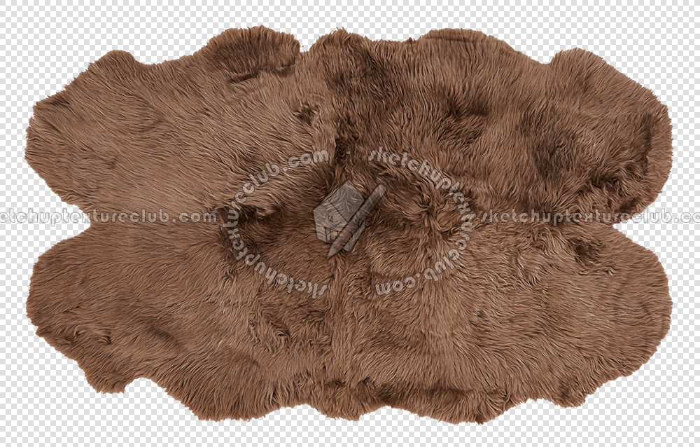 Textures   -   MATERIALS   -   RUGS   -   Cowhides rugs  - Sheep leather rug 20033
