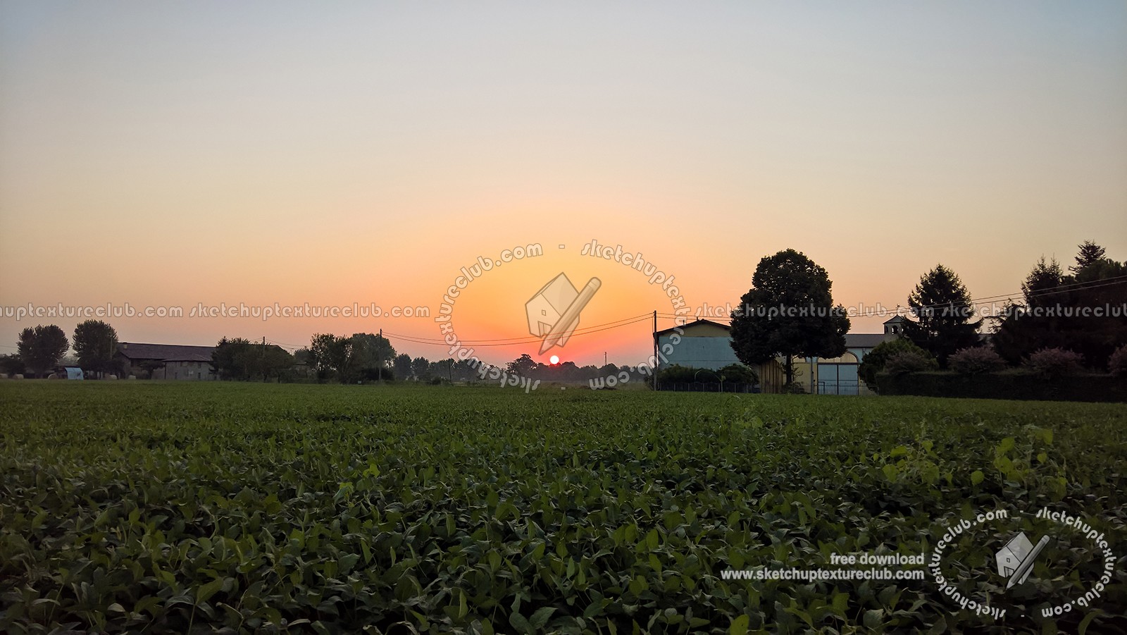 Textures - BACKGROUNDS & LANDSCAPES - SUNRISES & SUNSETS - Sunrise background in the countryside 17717