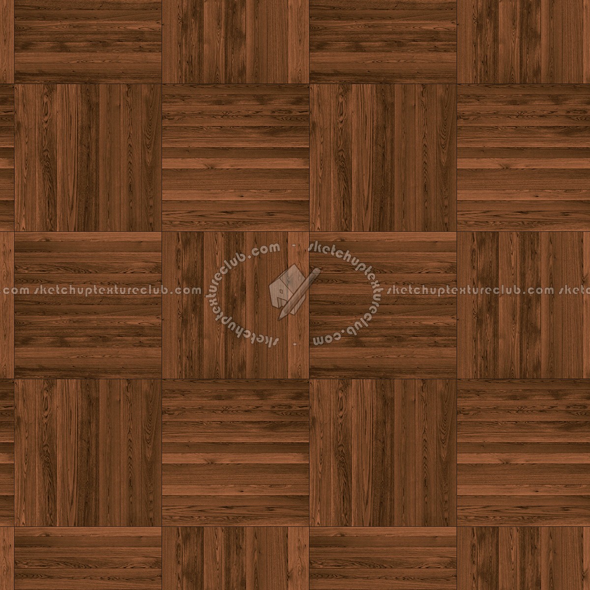 Textures   -   ARCHITECTURE   -   WOOD FLOORS   -   Parquet square  - Wood flooring square texture seamless 05412 (seamless)