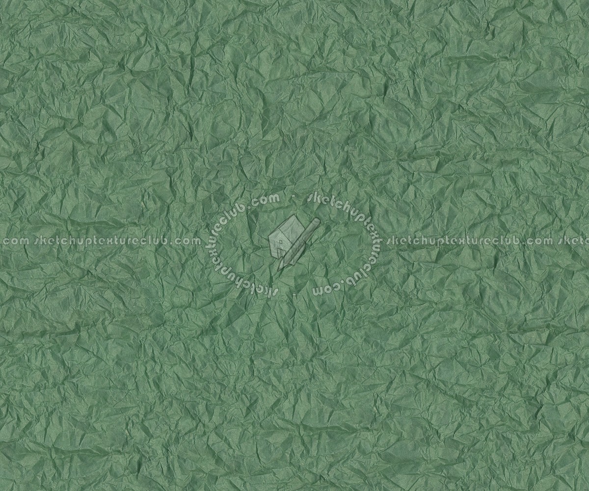 Textures - MATERIALS - PAPER - Green crumpled paper texture seamless 10848 (seamless)