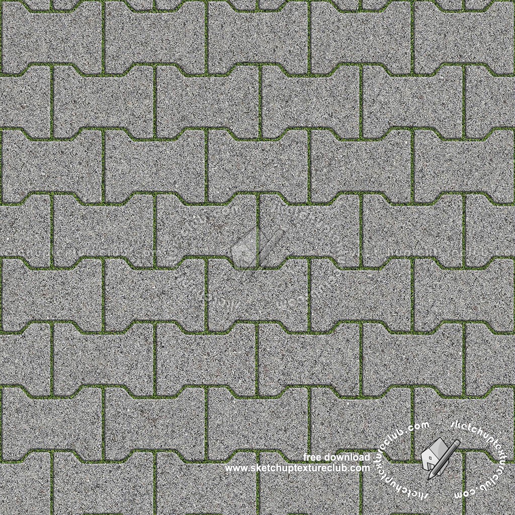 Textures   -   ARCHITECTURE   -   PAVING OUTDOOR   -   Parks Paving  - Stone block park paving texture seamless 18689 (seamless)