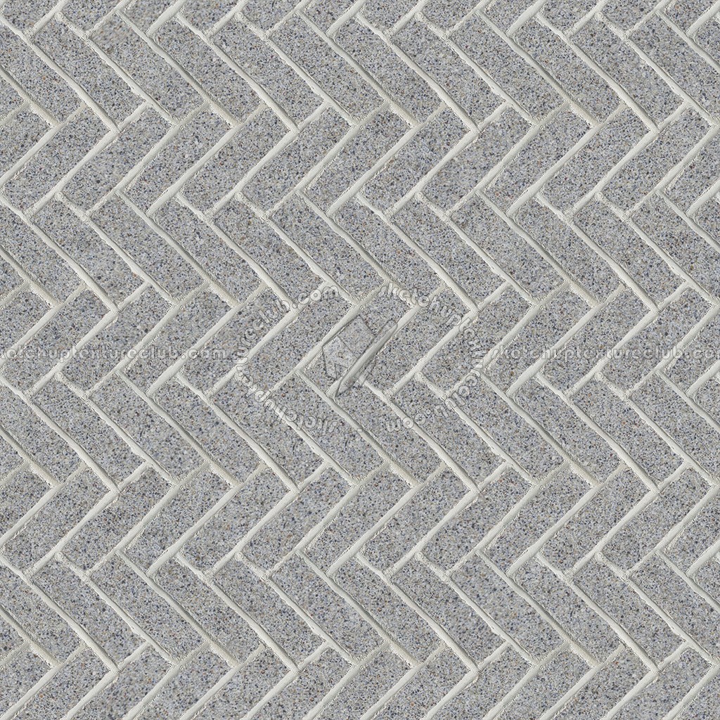 Textures - ARCHITECTURE - PAVING OUTDOOR - Pavers stone - Herringbone - Stone paving outdoor herringbone texture seamless 06534 (seamless)
