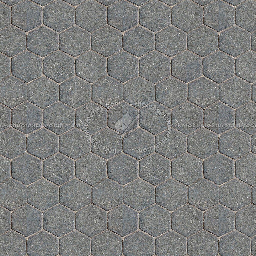 Textures - ARCHITECTURE - PAVING OUTDOOR - Hexagonal - Stone paving outdoor hexagonal texture seamless 06008 (seamless)