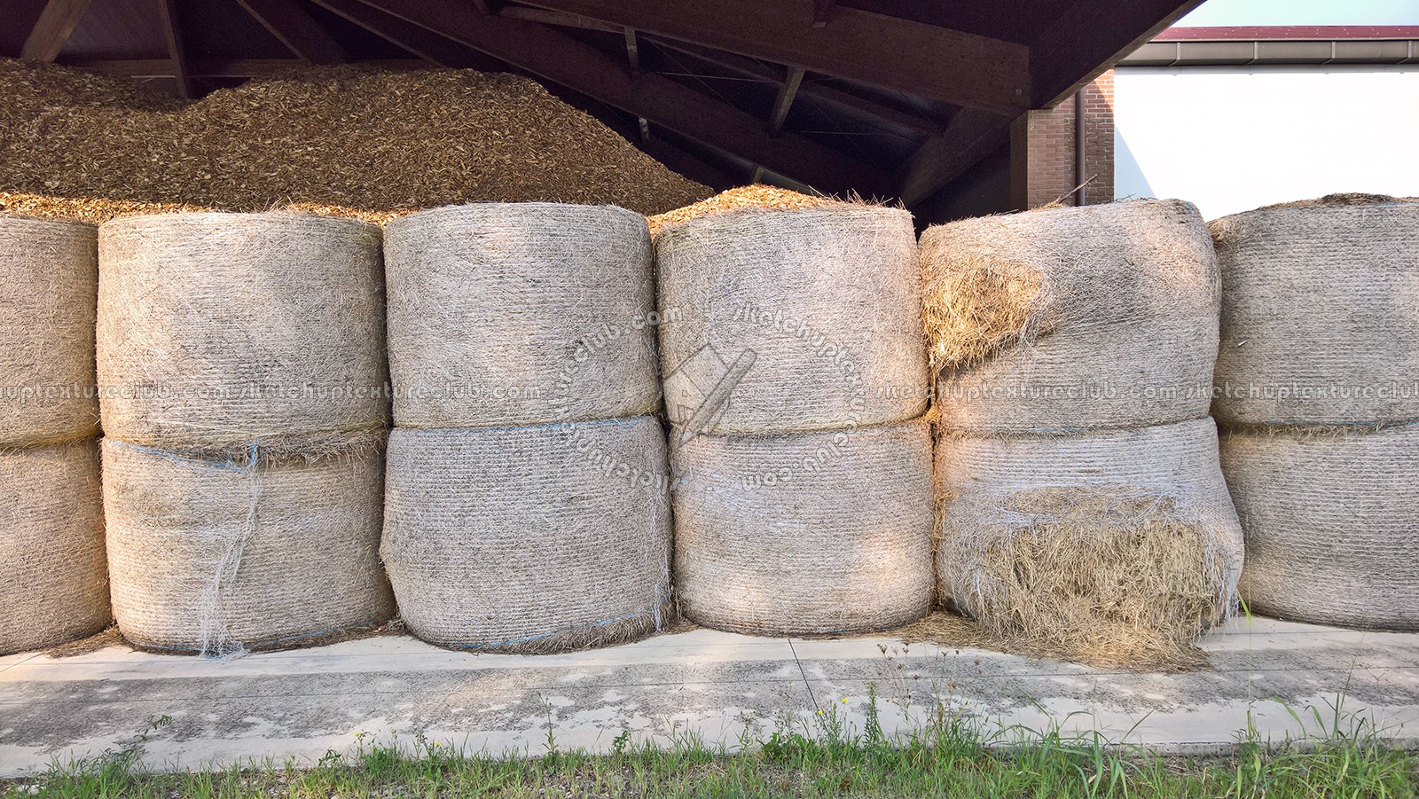 Textures   -   BACKGROUNDS &amp; LANDSCAPES   -   NATURE   -   Countrysides &amp; Hills  - Countryside landscape with hay rolls 17622