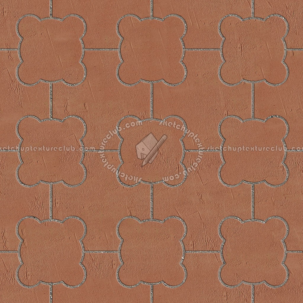 Textures   -   ARCHITECTURE   -   PAVING OUTDOOR   -   Terracotta   -   Blocks mixed  - Paving cotto mixed size texture seamless 06594 (seamless)