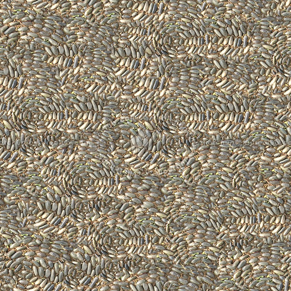 Textures - ARCHITECTURE - ROADS - Paving streets - Rounded cobble - Rounded cobblestone texture seamless 07510 (seamless)