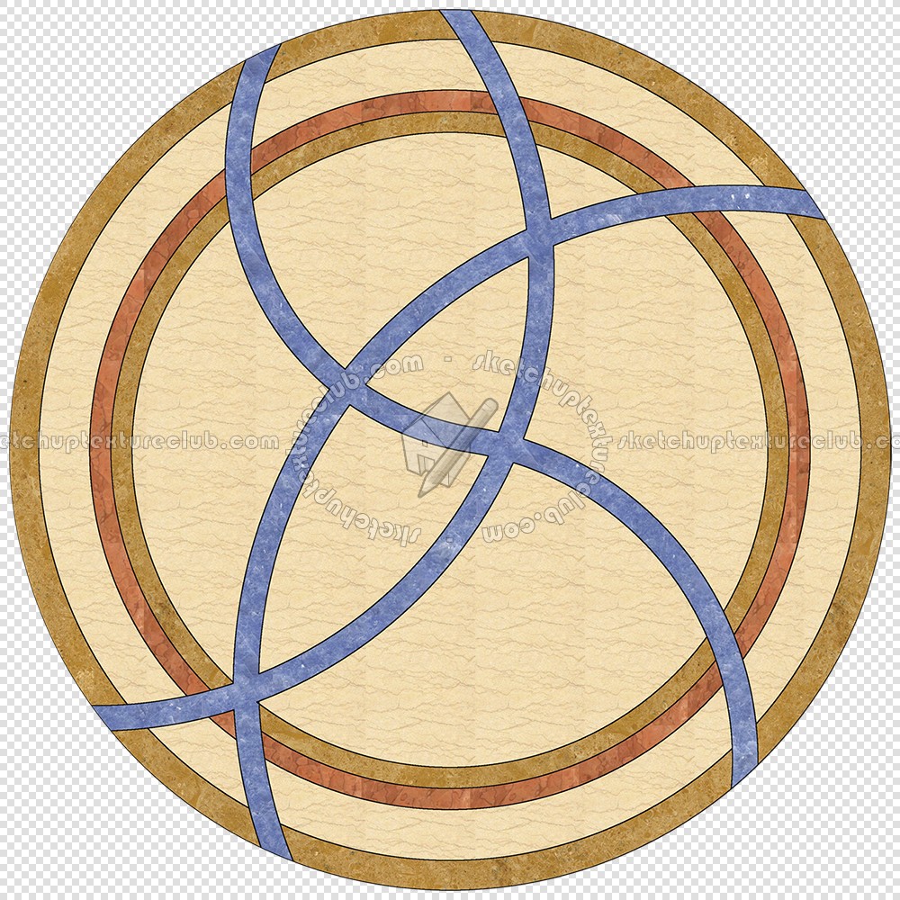 Textures - ARCHITECTURE - TILES INTERIOR - Water Jet - Medallions - Water jet medallion texture 17077