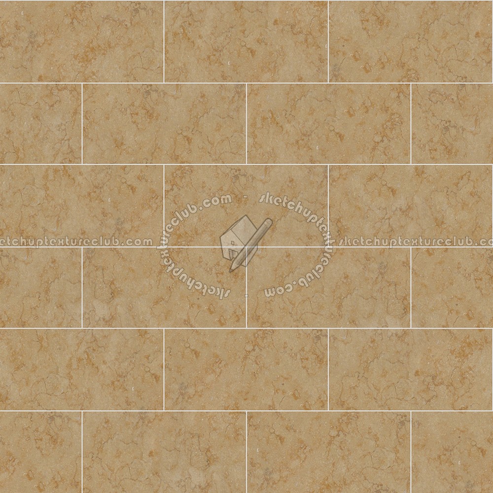 Textures - ARCHITECTURE - TILES INTERIOR - Marble tiles - Yellow - Atlantis yellow marble floor tile texture seamless 14922 (seamless)