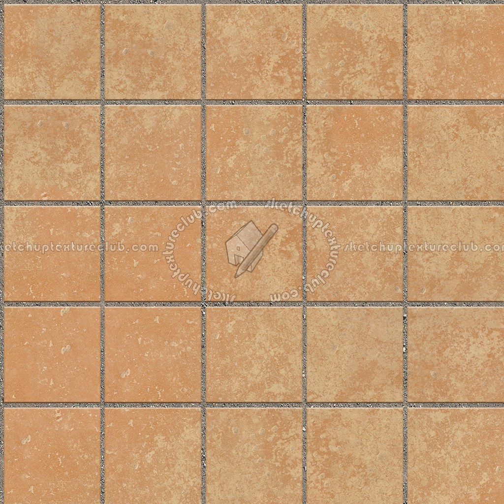 Textures - ARCHITECTURE - PAVING OUTDOOR - Terracotta - Blocks regular - Cotto paving outdoor regular blocks texture seamless 06666 (seamless)