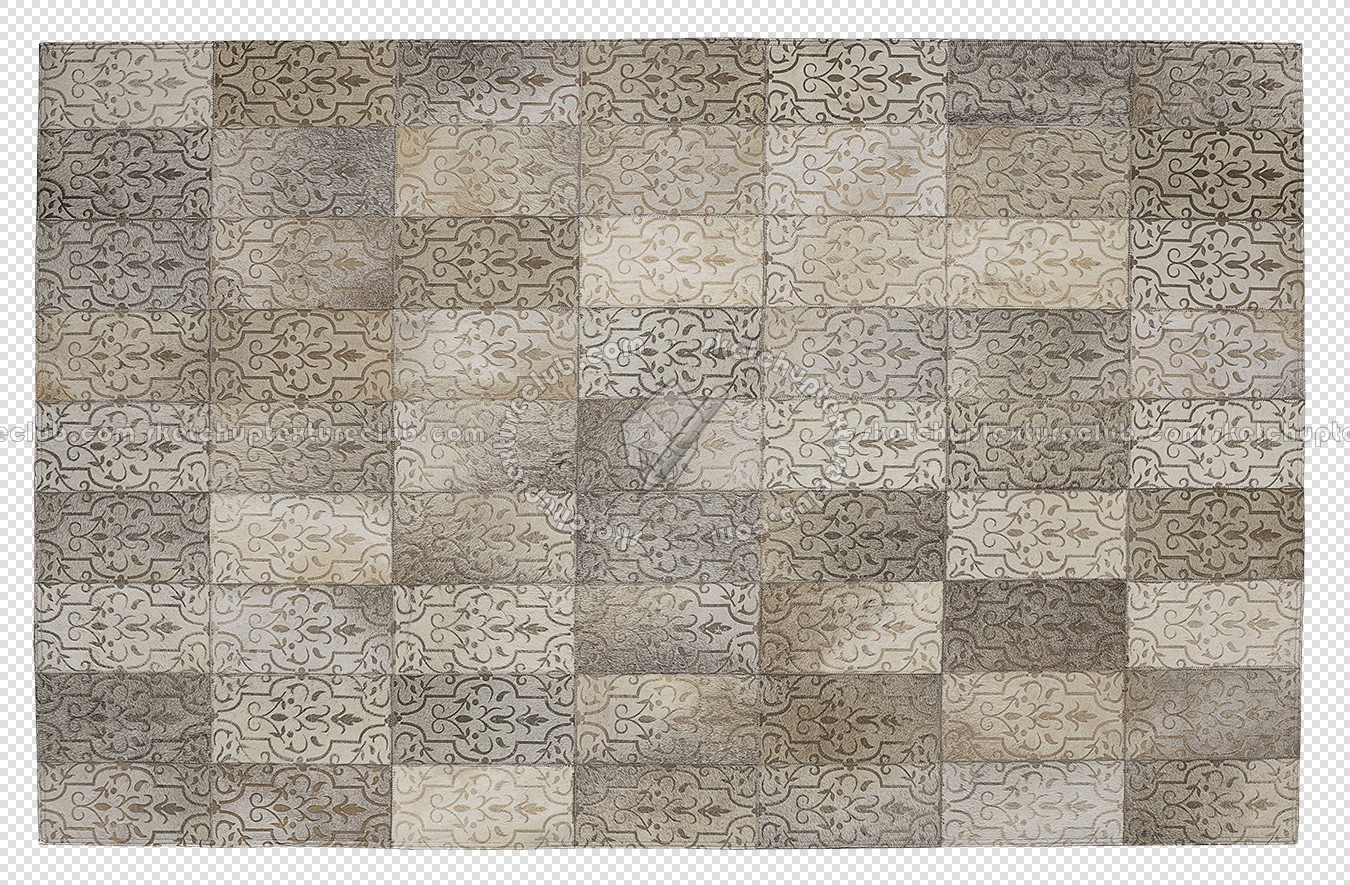Textures   -   MATERIALS   -   RUGS   -   Cowhides rugs  - Cow leather rug printed texture 20036