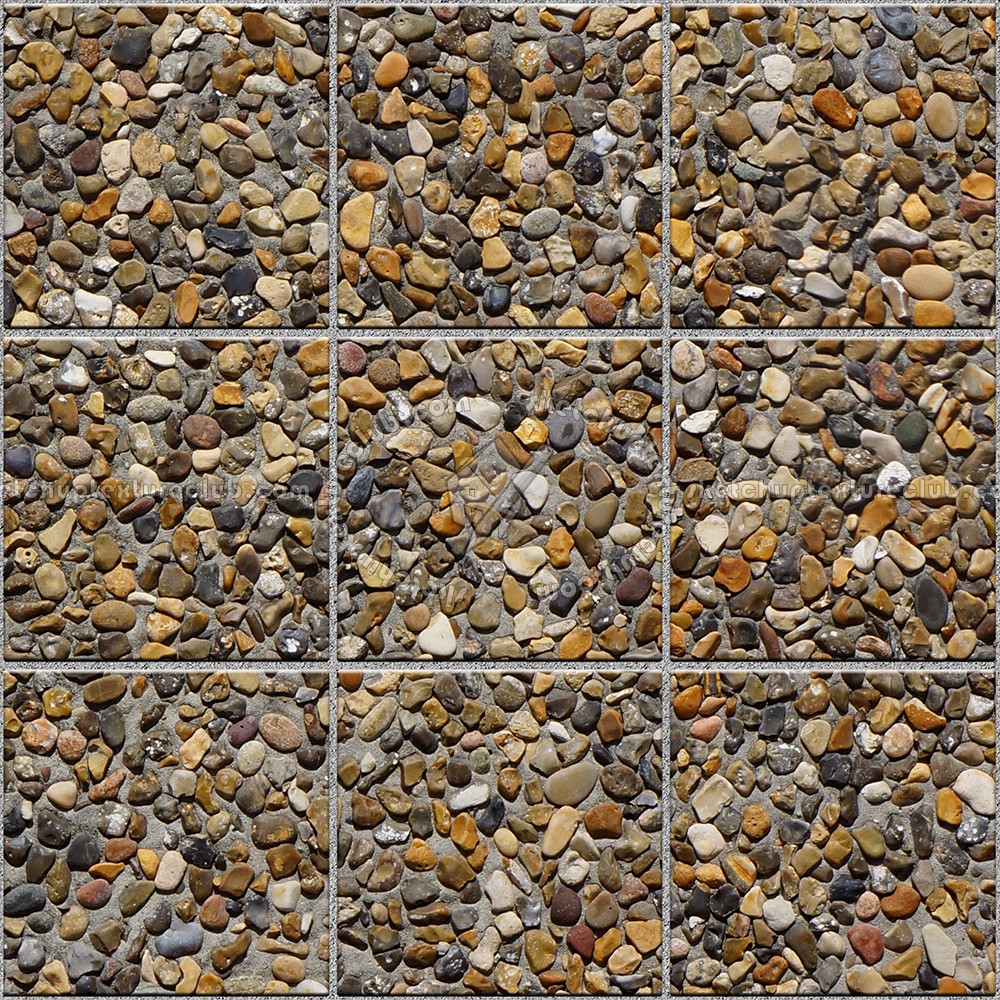 Textures   -   ARCHITECTURE   -   PAVING OUTDOOR   -   Washed gravel  - Washed gravel paving outdoor texture seamless 17879 (seamless)
