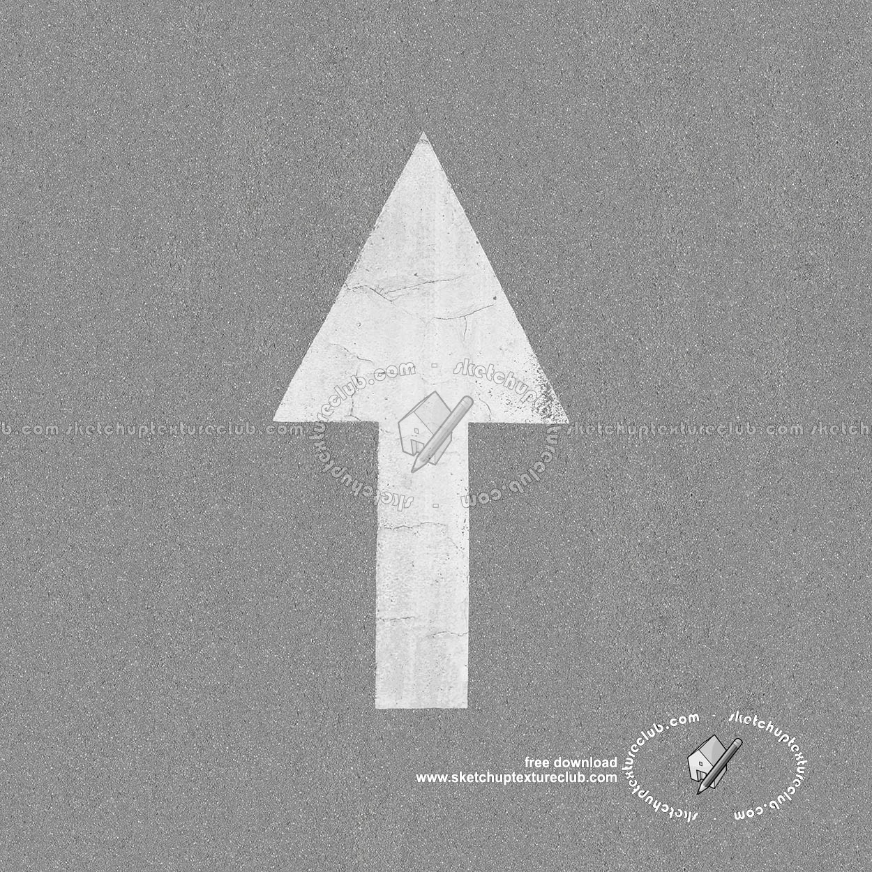 Textures   -   ARCHITECTURE   -   ROADS   -   Roads Markings  - Road markings arrow texture seamless 18766 (seamless)
