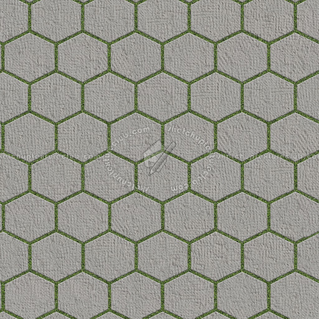 Textures   -   ARCHITECTURE   -   PAVING OUTDOOR   -   Hexagonal  - Stone paving outdoor hexagonal texture seamless 06011 (seamless)