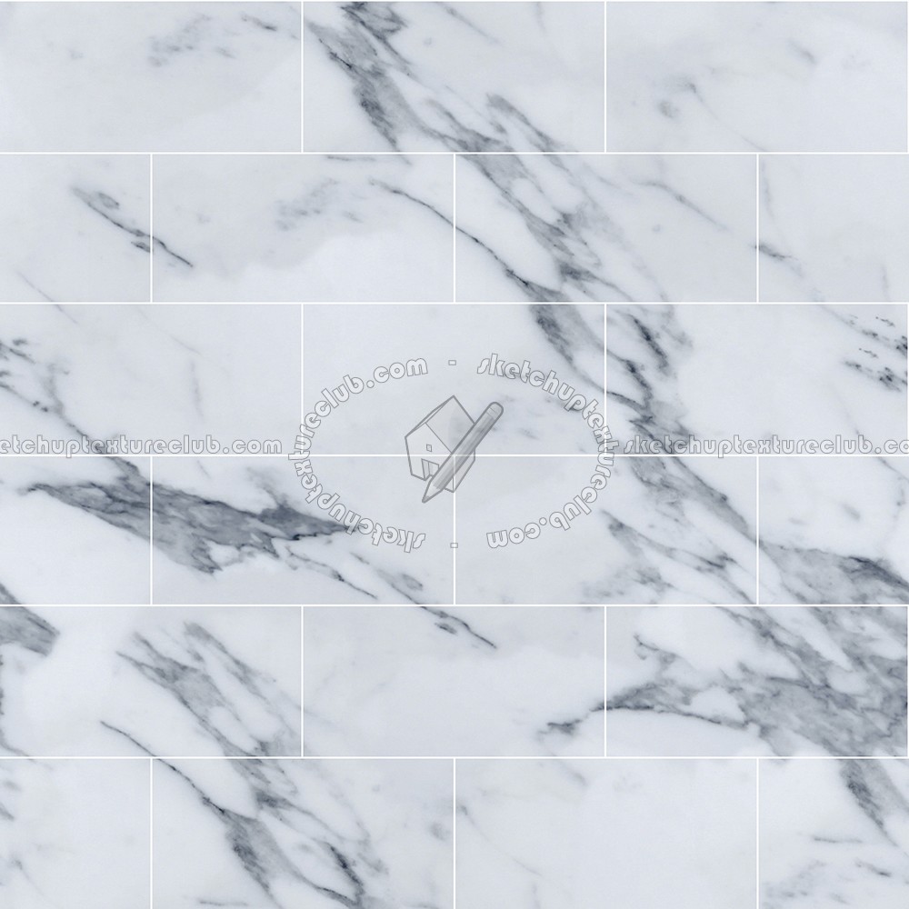 Textures   -   ARCHITECTURE   -   TILES INTERIOR   -   Marble tiles   -   White  - Carrara veined marble floor tile texture seamless 14832 (seamless)