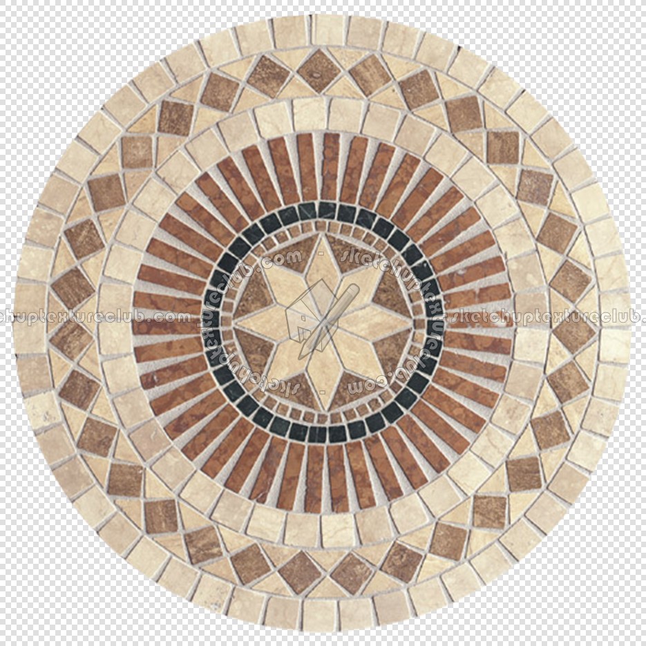 Textures - ARCHITECTURE - PAVING OUTDOOR - Mosaico - Mosaic paving outdoor texture seamless 06073