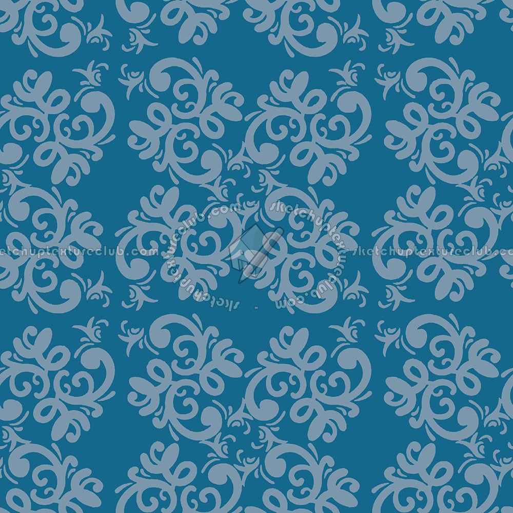Textures   -   MATERIALS   -   WALLPAPER   -   various patterns  - Ornate wallpaper texture seamless 12151 (seamless)