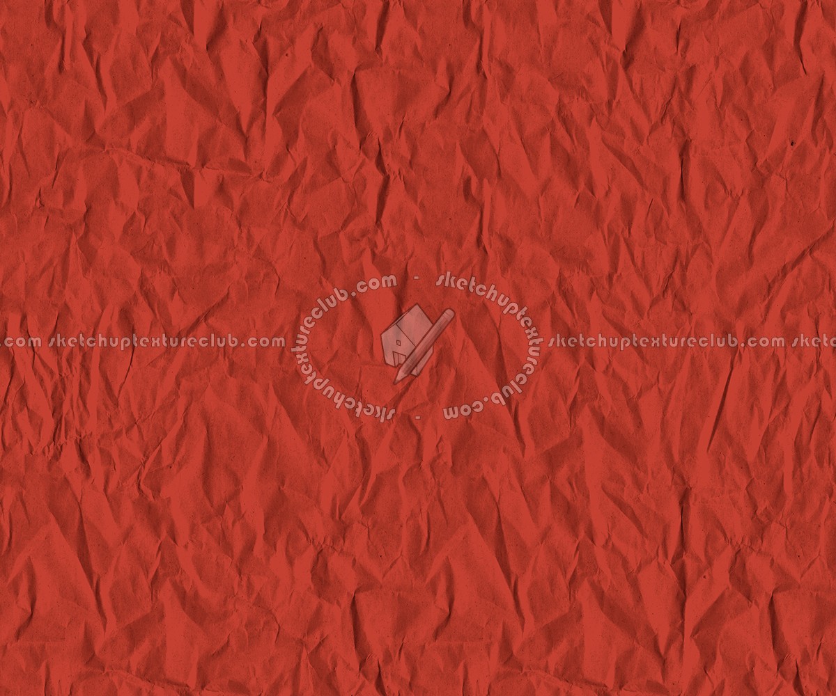 Textures - MATERIALS - PAPER - Red crumpled paper texture seamless 10852 (seamless)