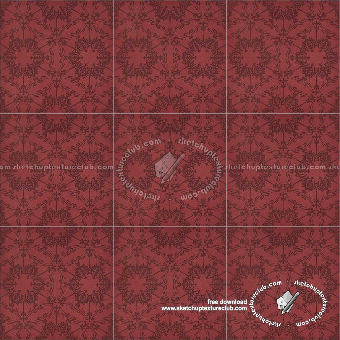 Textures - ARCHITECTURE - TILES INTERIOR - Ornate tiles - Mixed patterns - Ceramic ornate tile texture seamless 20259 (seamless)