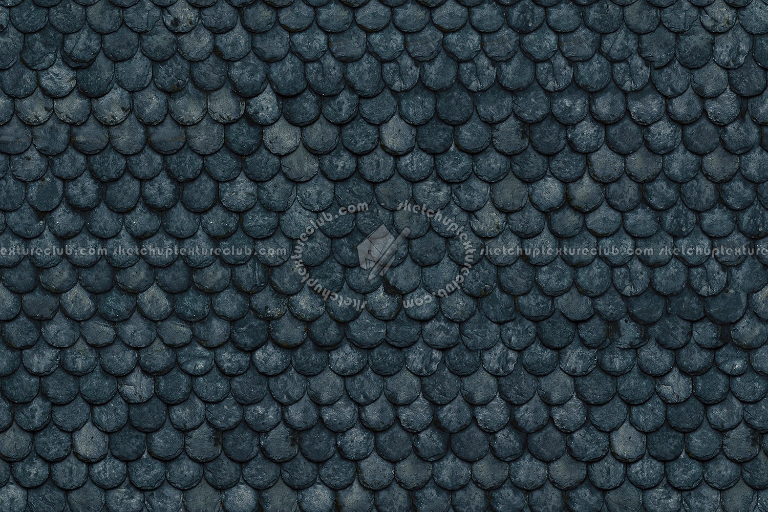 Textures   -   ARCHITECTURE   -   ROOFINGS   -   Slate roofs  - Dirty slate roofing texture seamless 03926 (seamless)