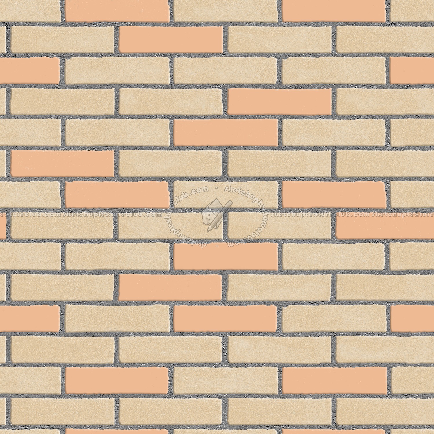 Textures   -   ARCHITECTURE   -   BRICKS   -   Facing Bricks   -   Smooth  - Facing smooth bricks texture seamles 00281