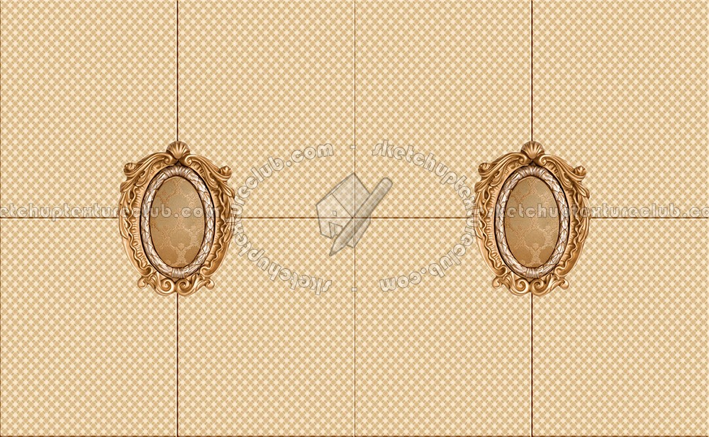 Textures - ARCHITECTURE - TILES INTERIOR - Coordinated themes - Gold luxury tiles coordinetd colors texture seamless 13925 (seamless)