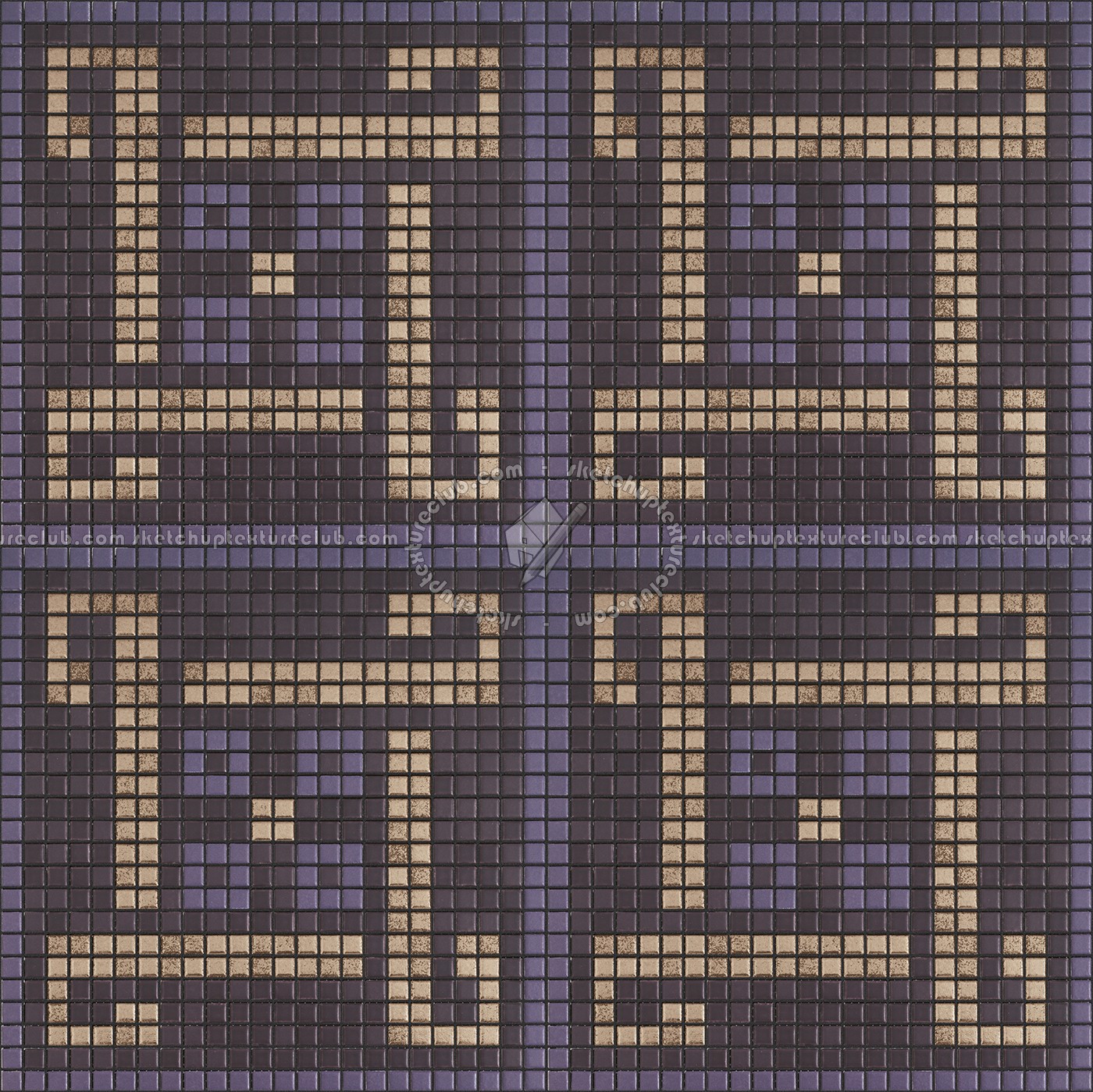 Textures   -   ARCHITECTURE   -   TILES INTERIOR   -   Mosaico   -   Classic format   -   Patterned  - Mosaico patterned tiles texture seamless 15057 (seamless)