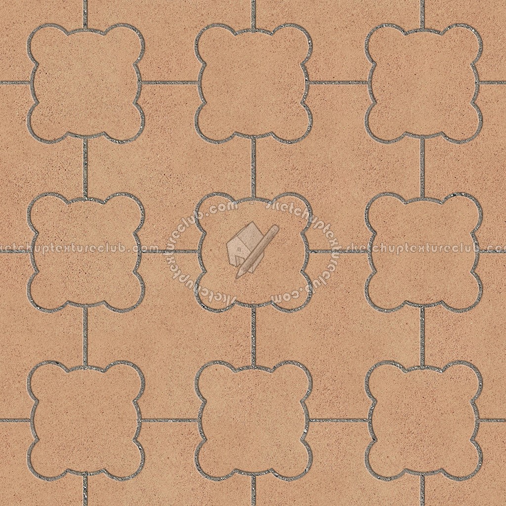 Textures - ARCHITECTURE - PAVING OUTDOOR - Terracotta - Blocks mixed - Paving cotto mixed size texture seamless 06598 (seamless)