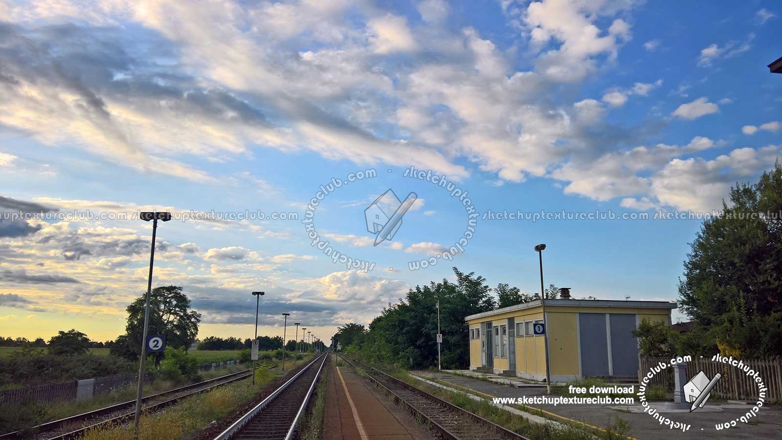 Textures   -   BACKGROUNDS &amp; LANDSCAPES   -   RAILROADS  - Railroad background 20798