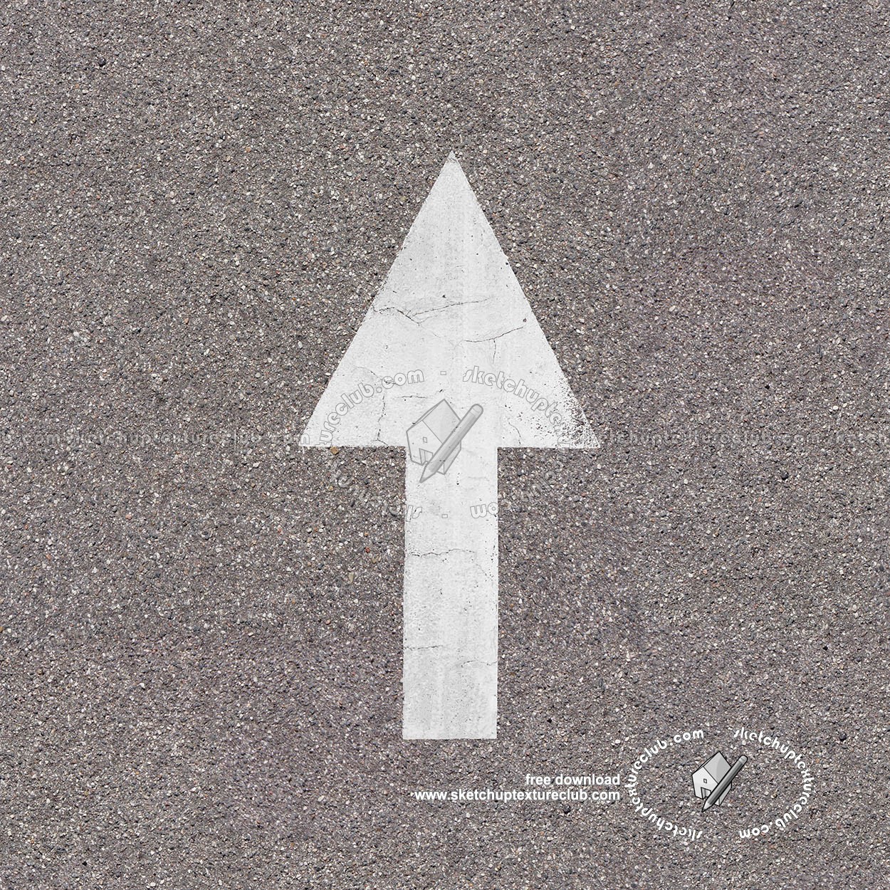Textures   -   ARCHITECTURE   -   ROADS   -   Roads Markings  - Road markings arrow texture seamless 18768 (seamless)