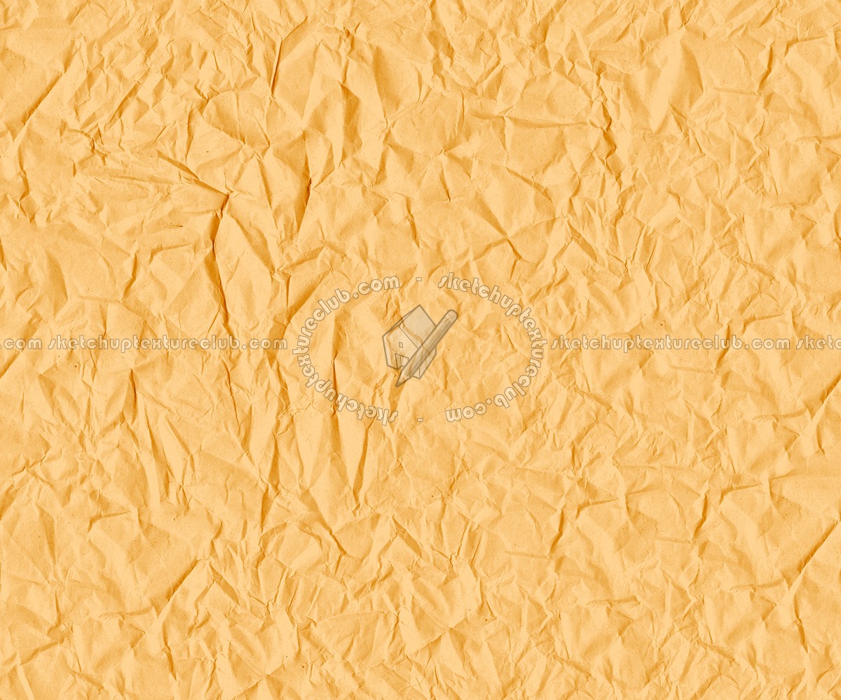 Textures   -   MATERIALS   -   PAPER  - Yellow crumpled paper texture seamless 10853 (seamless)