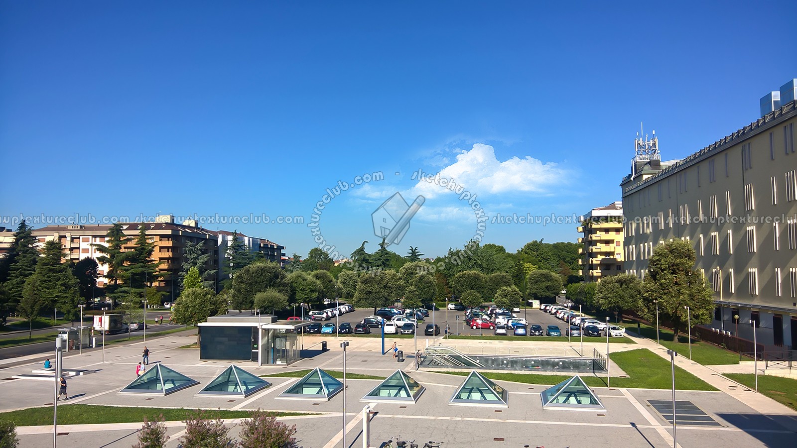 Textures   -   BACKGROUNDS &amp; LANDSCAPES   -   CITY &amp; TOWNS  - Brescia italy city square landscape 17598