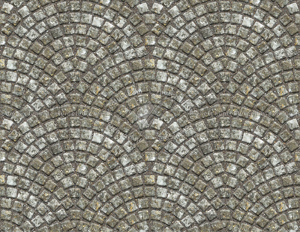 Textures   -   ARCHITECTURE   -   ROADS   -   Paving streets   -   Damaged cobble  - Dirt street paving cobblestone texture seamless 07475 (seamless)
