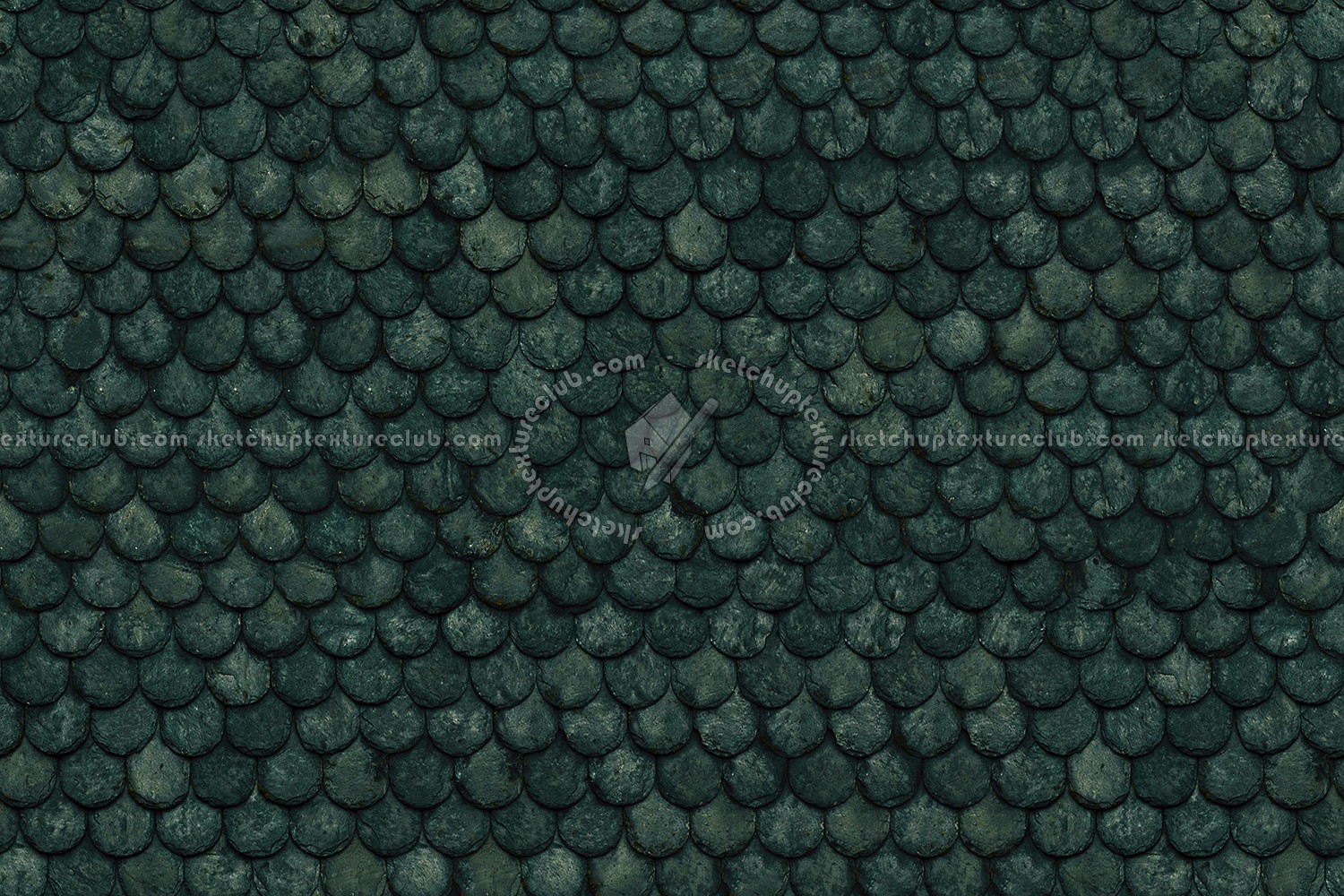 Textures   -   ARCHITECTURE   -   ROOFINGS   -   Slate roofs  - Dirty slate roofing texture seamless 03927 (seamless)