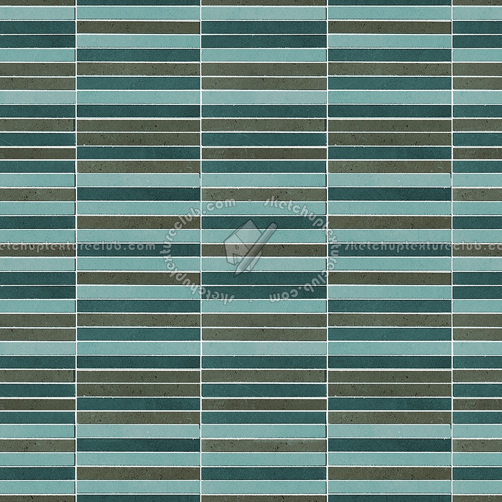 Textures - ARCHITECTURE - TILES INTERIOR - Mosaico - Striped - Mosaico striped tiles texture seamless 15735 (seamless)