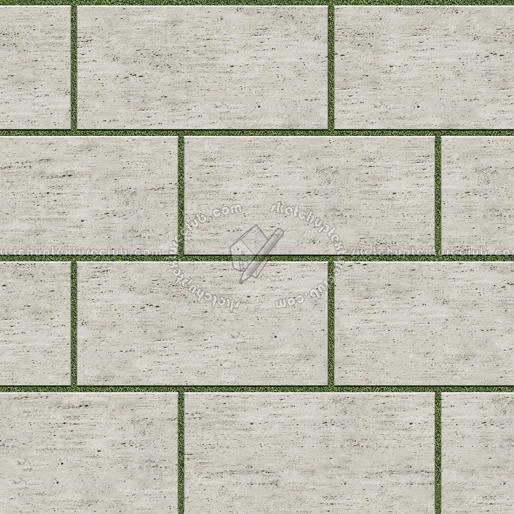 Textures - ARCHITECTURE - PAVING OUTDOOR - Marble - Roman travertine paving outdoor texture seamless 17060 (seamless)
