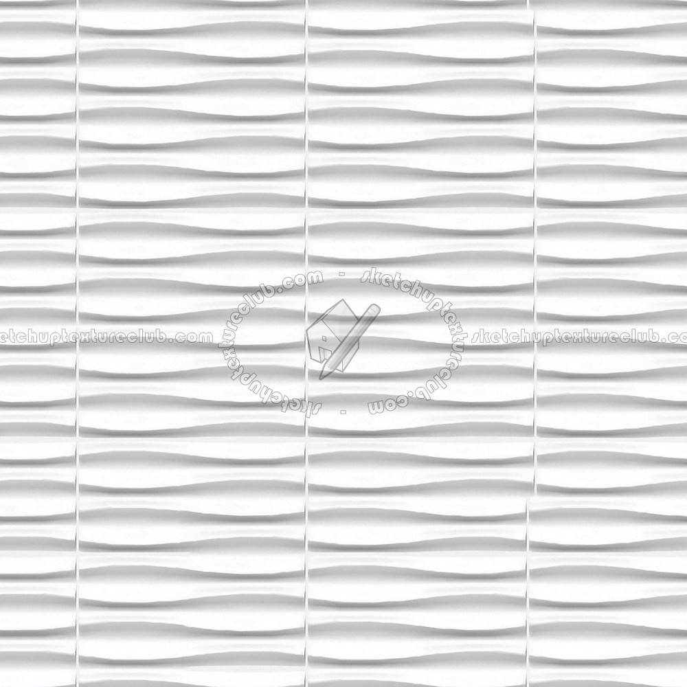 Textures   -   ARCHITECTURE   -   DECORATIVE PANELS   -   3D Wall panels   -   White panels  - White interior 3D wall panel texture seamless 02960 (seamless)