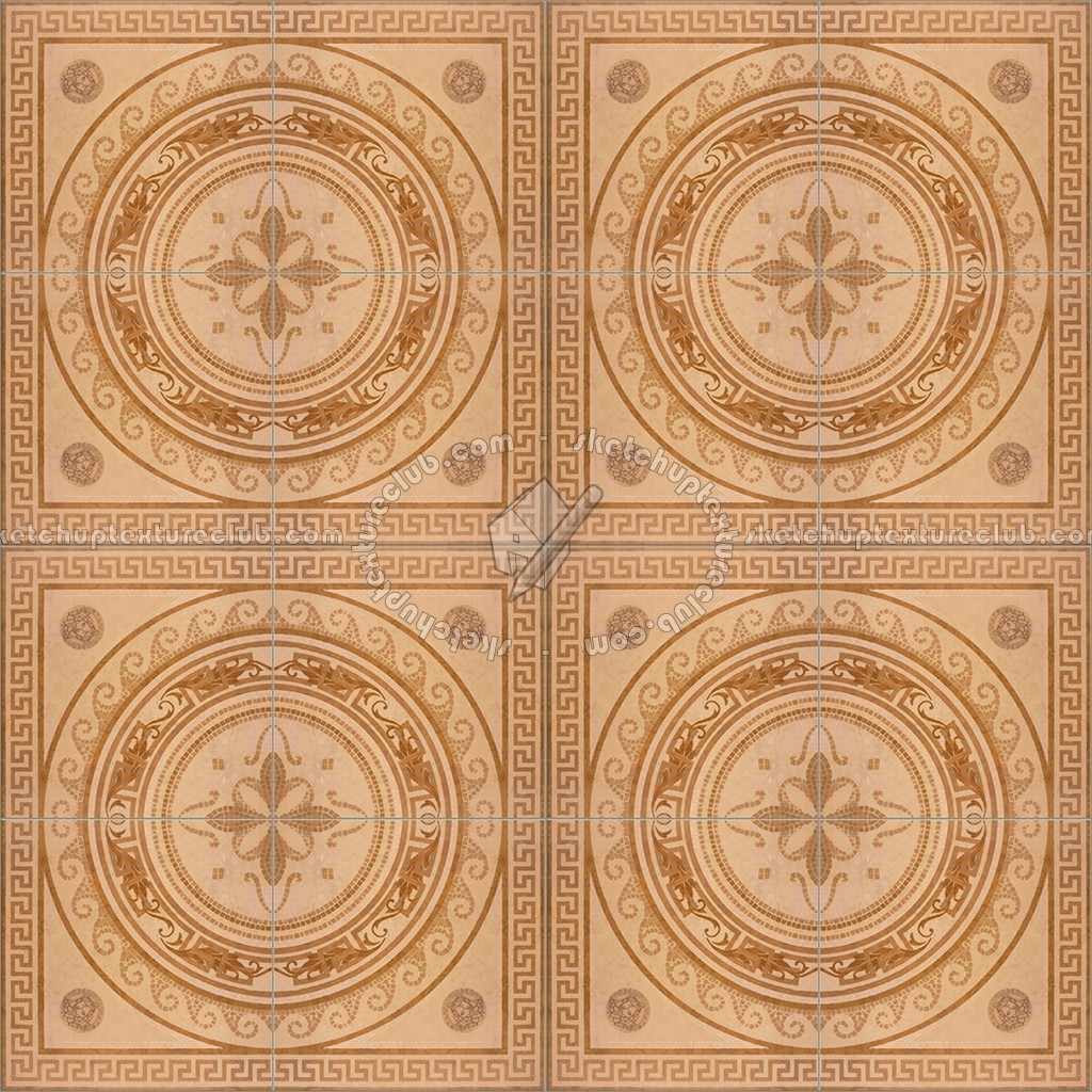 Textures   -   ARCHITECTURE   -   TILES INTERIOR   -   Ornate tiles   -   Ancient Rome  - Ancient rome floor tile texture seamless 16397 (seamless)