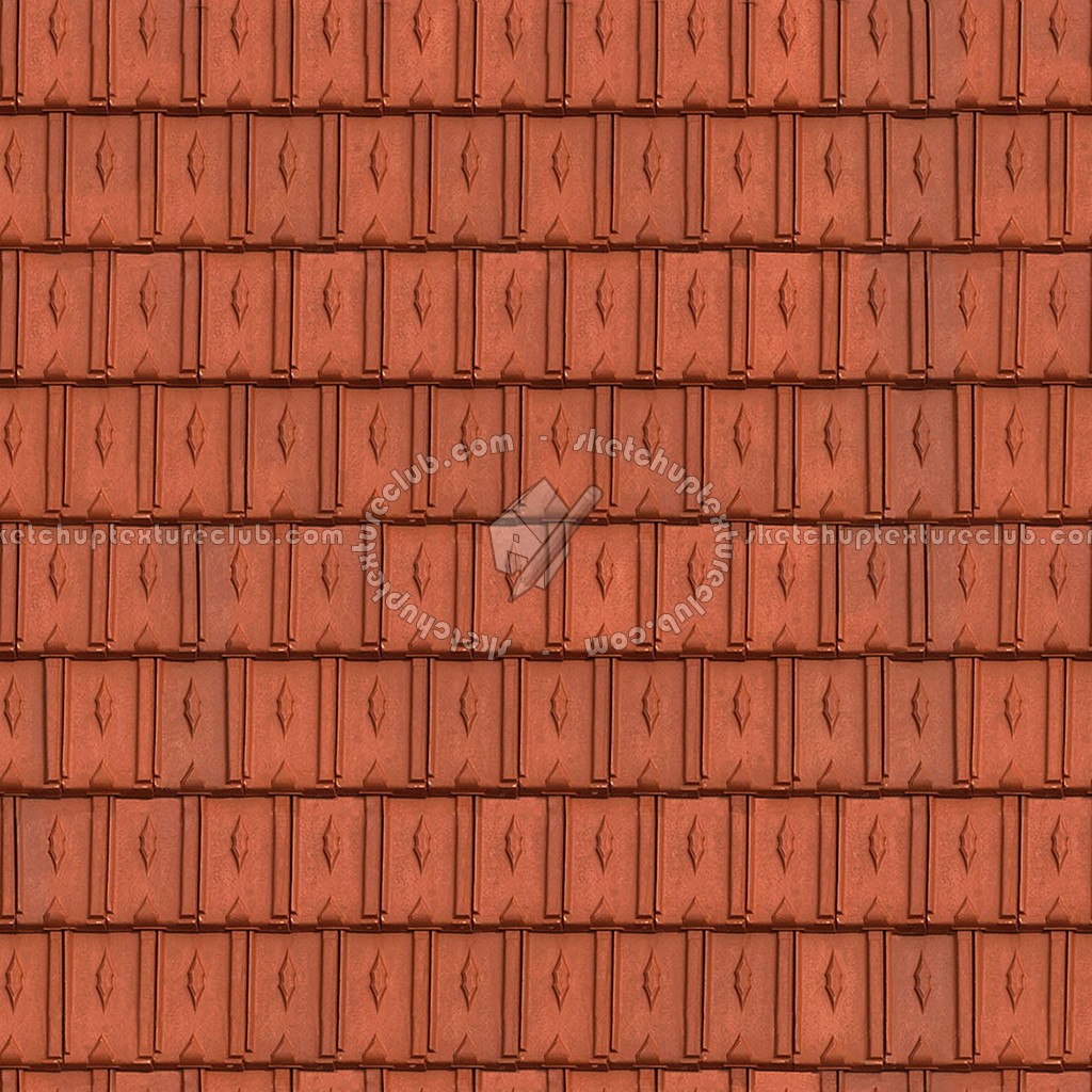 Clay Roofing Montchanin Texture Seamless 03373