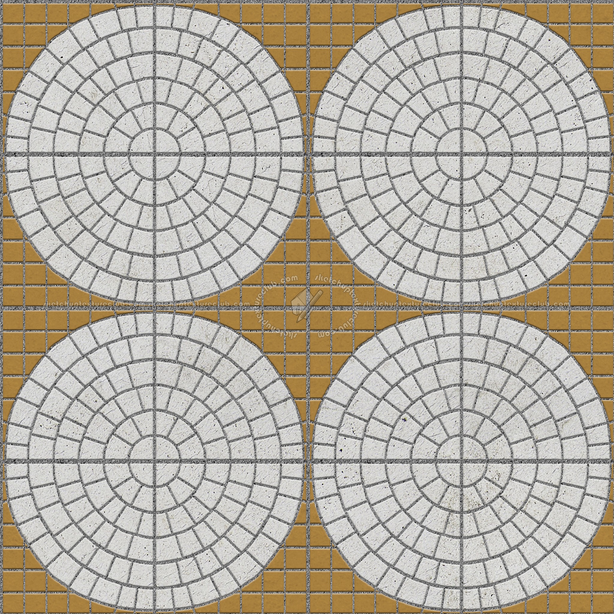 Textures - ARCHITECTURE - PAVING OUTDOOR - Pavers stone - Cobblestone - Cobblestone paving texture seamless 06439 (seamless)