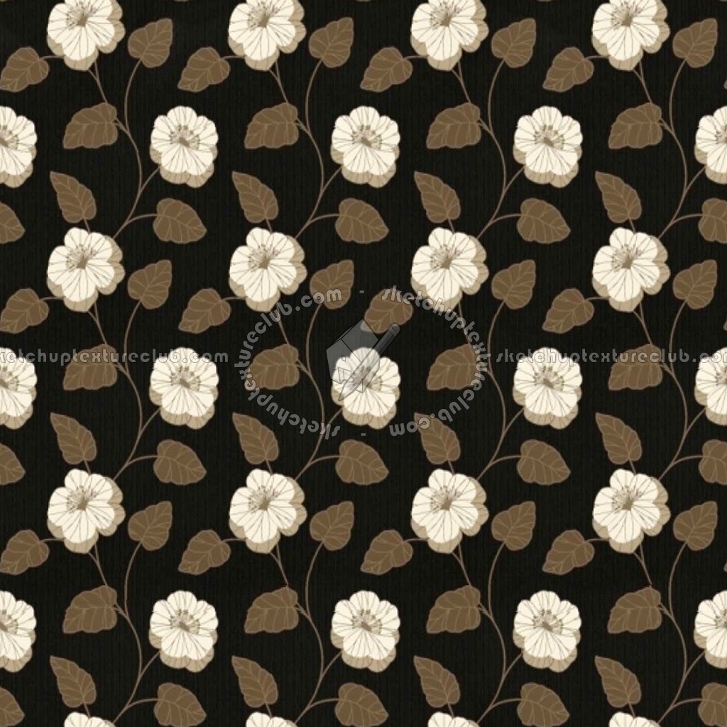 Textures   -   MATERIALS   -   WALLPAPER   -   Floral  - Floral wallpaper texture seamless 11016 (seamless)