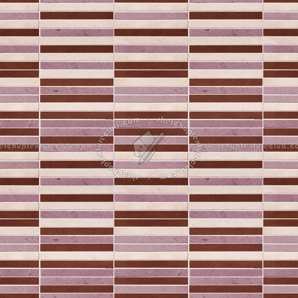 Textures - ARCHITECTURE - TILES INTERIOR - Mosaico - Striped - Mosaico striped tiles texture seamless 15737 (seamless)
