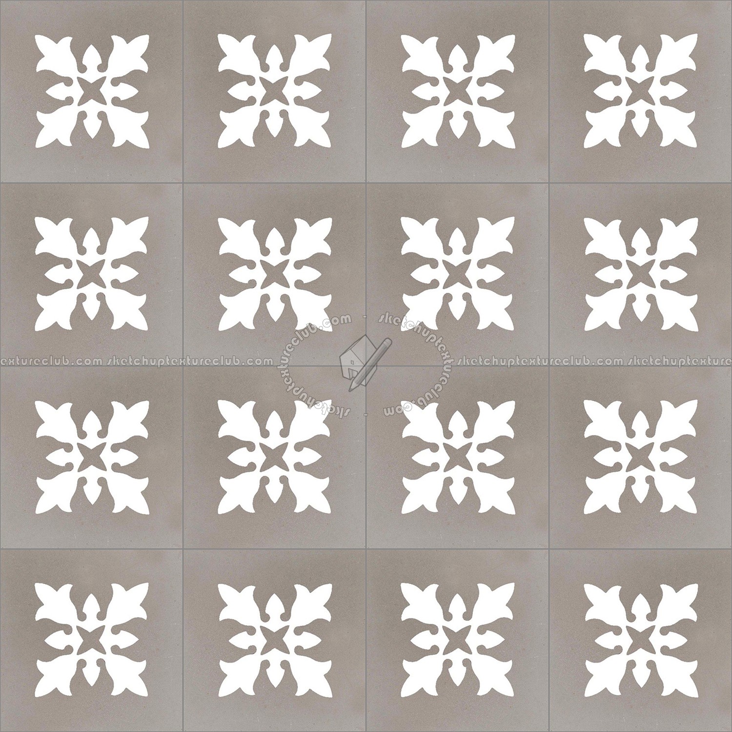 Textures   -   ARCHITECTURE   -   TILES INTERIOR   -   Cement - Encaustic   -   Encaustic  - Traditional encaustic cement ornate tile texture seamless 13469 (seamless)