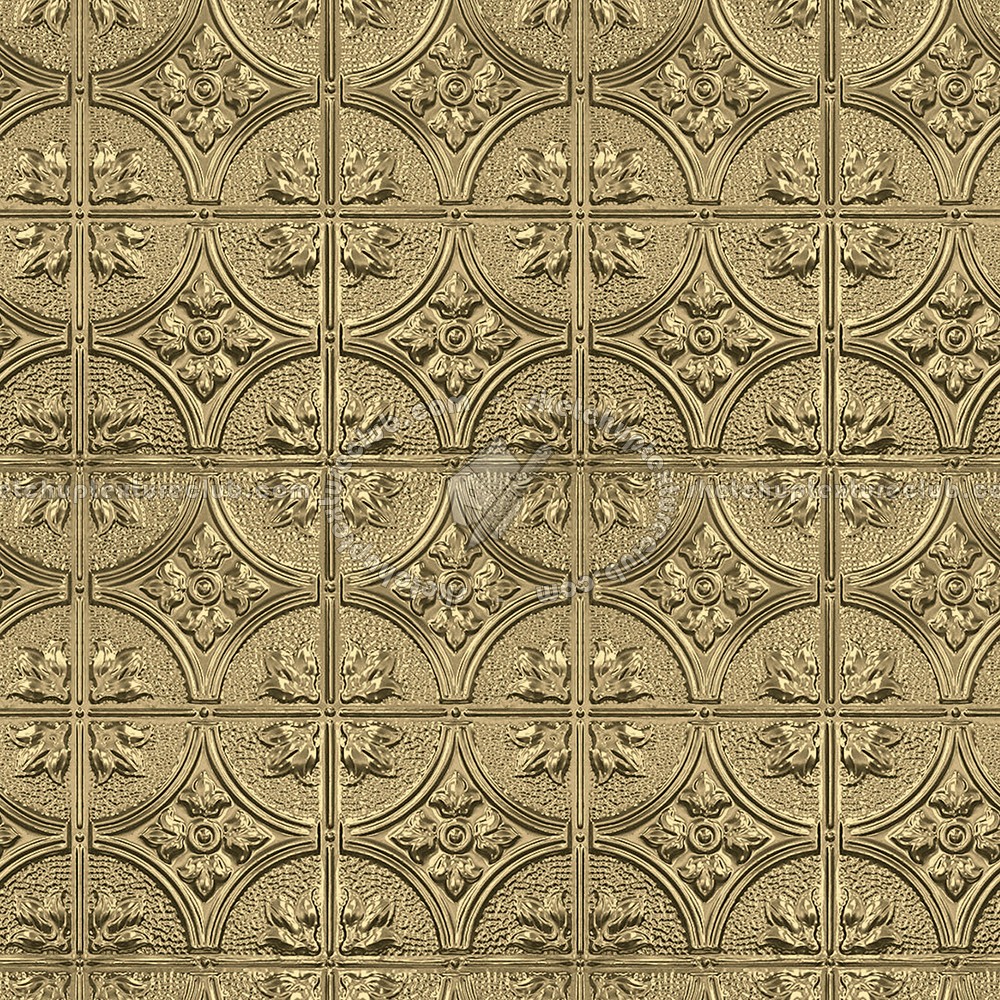 Textures   -   MATERIALS   -   METALS   -   Panels  - Brass metal panel texture seamless 10426 (seamless)
