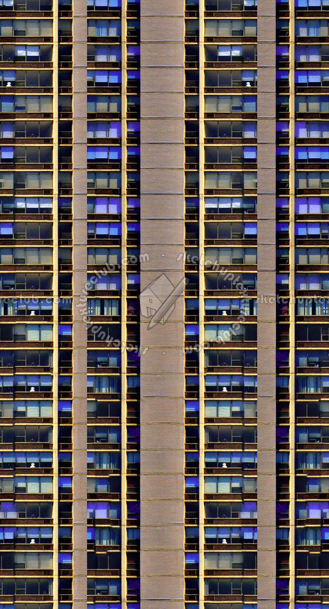 Textures - ARCHITECTURE - BUILDINGS - Skycrapers - Building skyscraper texture seamless 00980 (seamless)