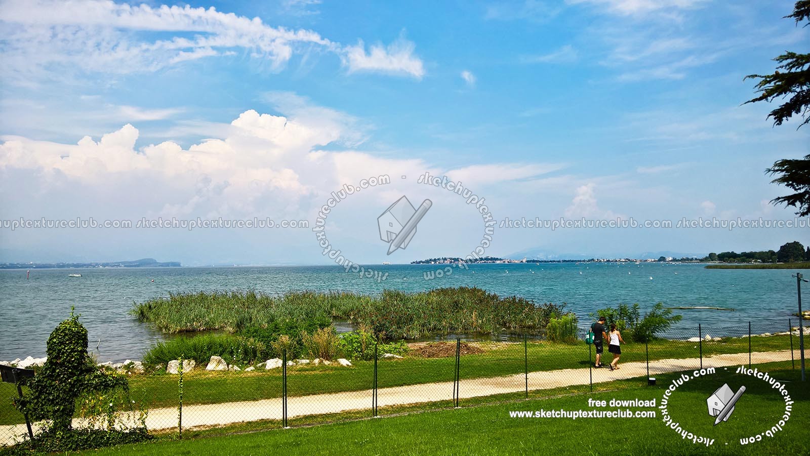 Textures   -   BACKGROUNDS &amp; LANDSCAPES   -   NATURE   -   Lakes  - Italy garda lake landascape 18303
