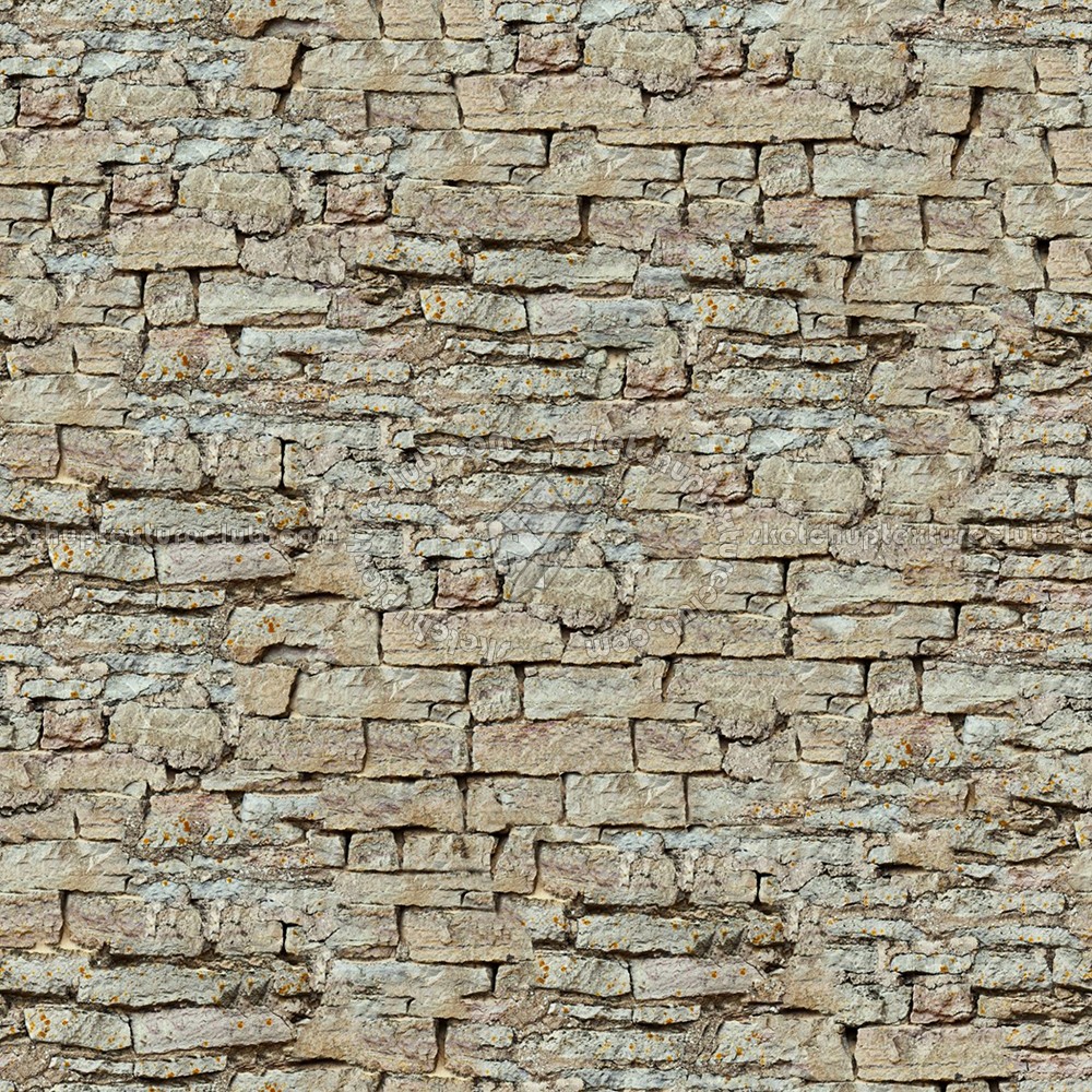 Textures - ARCHITECTURE - STONES WALLS - Damaged walls - Damaged wall stone texture seamless 08271 (seamless)